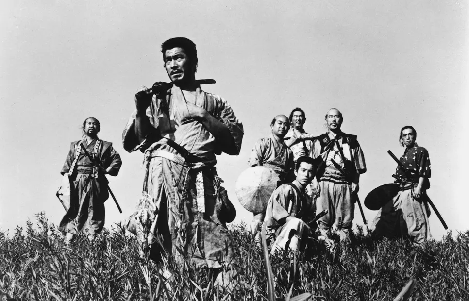 映画『七人の侍』の一場面