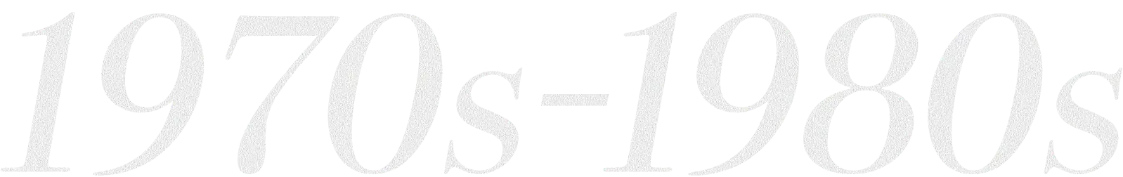 1970s-1980s