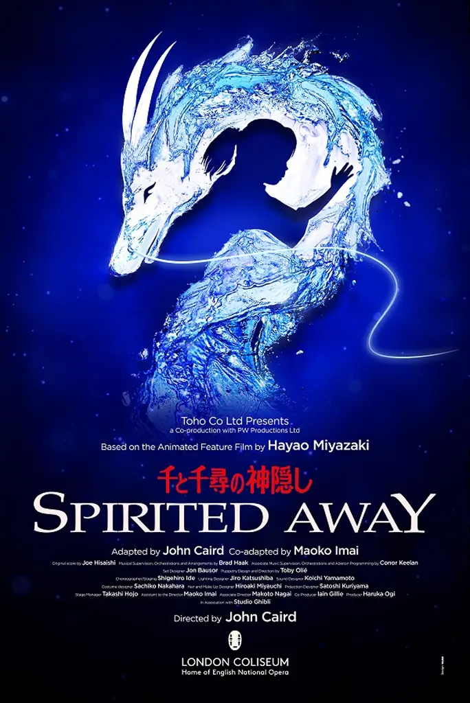 Poster for the London stage production of Spirited Away