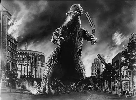 Scene from the film Godzilla