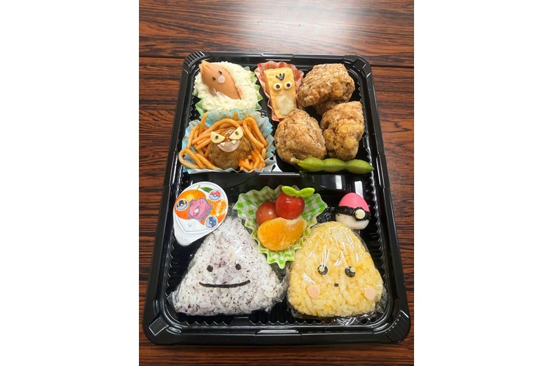当日のためにスタッフが考案した、特製の手作りポケモン弁当