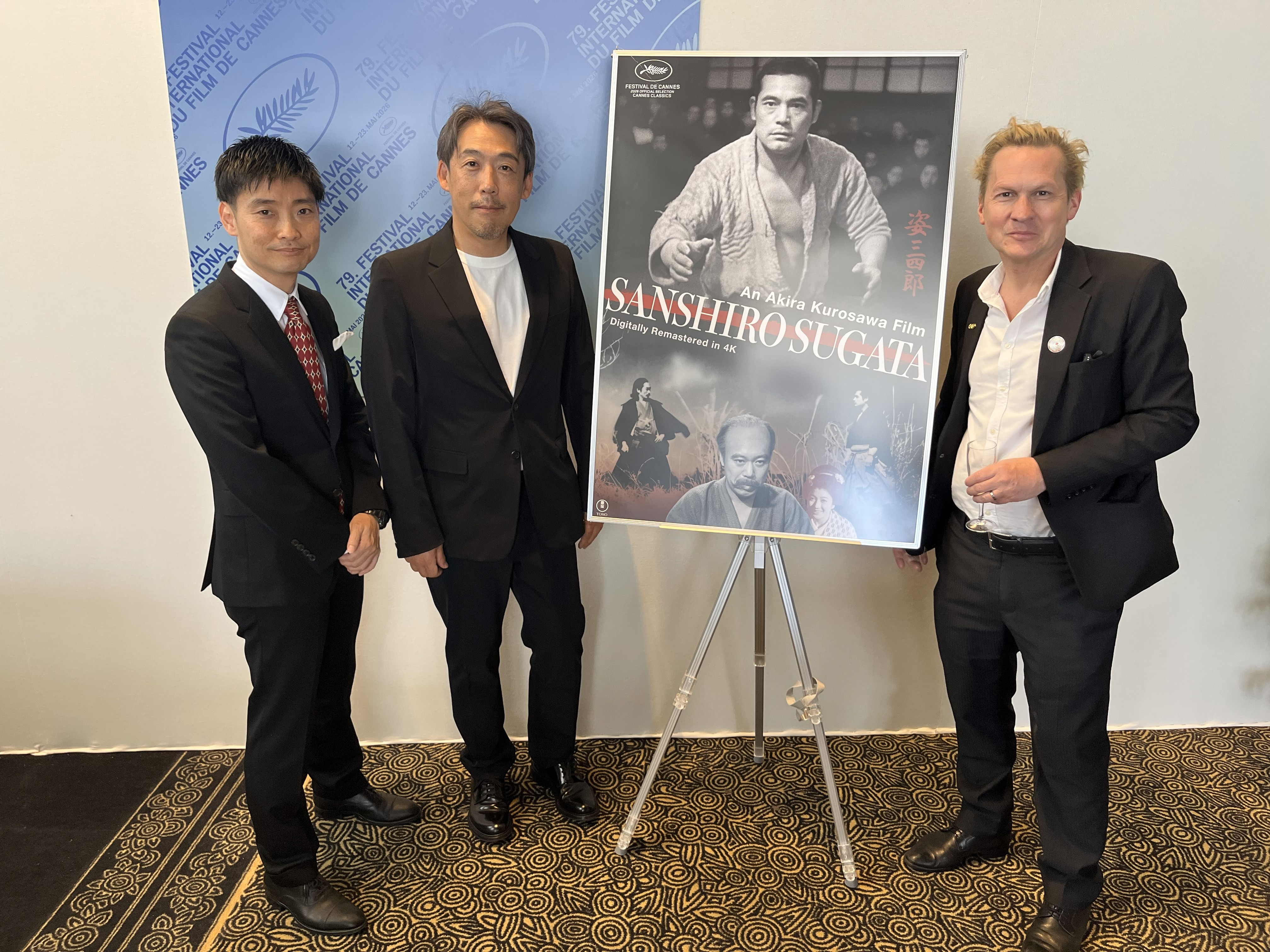 TOHO Global 小松士恩、石川慶監督、現地配給業者 Carlotta FilmsのVincent Paul-Boncour氏